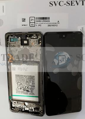 LCD Display & Touchscreen Samsung Galaxy  SM-A725 (A72 4G 2021) BLACK + BATTERY, GH82-25542A original