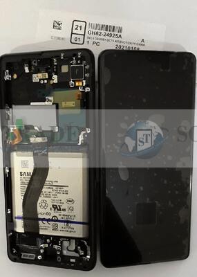 LCD Display & Touchscreen Samsung Galaxy SM-G998 (S21 Ultra 5G 2021) BLACK + BATTERY, GH82-24925A original