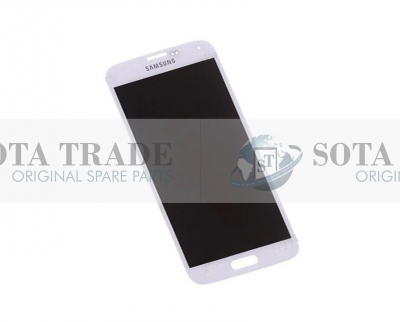 LCD Display & Touchscreen Samsung SM-G900F Galaxy S5 (White), GH97-15959A original