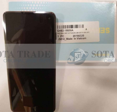 LCD Display & Touchscreen Samsung Galaxy S10 G973 (SM-G973F) (2019) Prism Black, GH82-18850A original